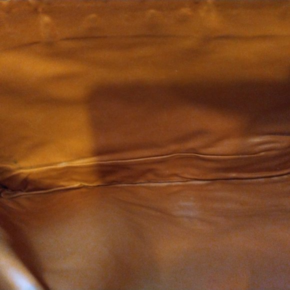 VINTAGE CHARLES KLEIN - MADE IN ITALY - BEIGE WITH BROWN ACCENTS - Picture 4 of 10